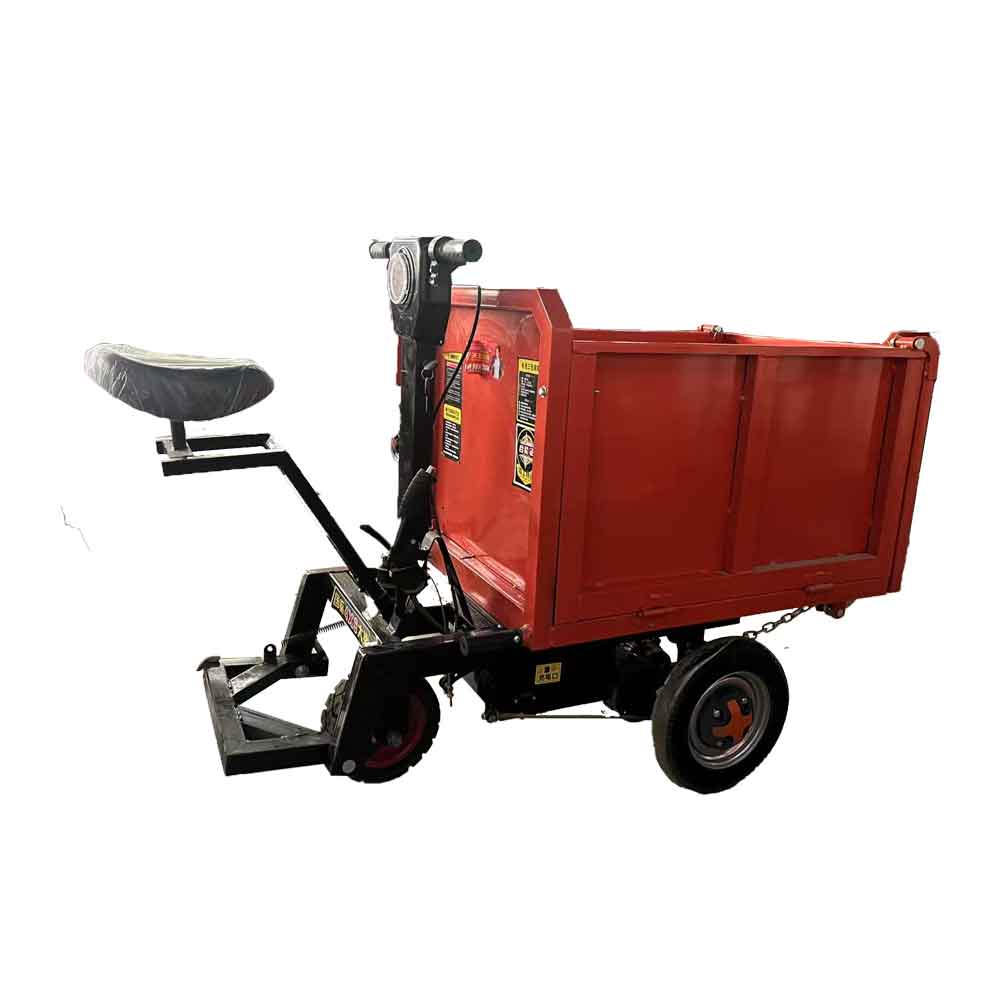 Electric engineering vehicle three in one three door ash hopper