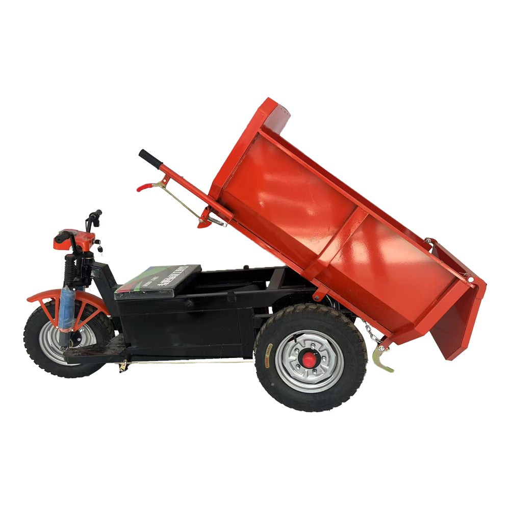 1.4m electric three-wheel U-shaped bucket Engineering vehicle