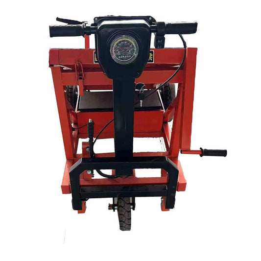 Transport vehicle brick-pulling cart for the station frame