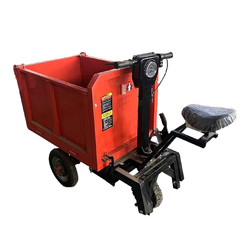 Electric engineering vehicle three in one three door ash hopper