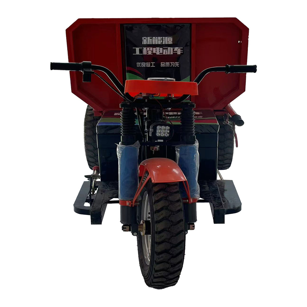 1.4m electric three-wheel U-shaped bucket Engineering vehicle