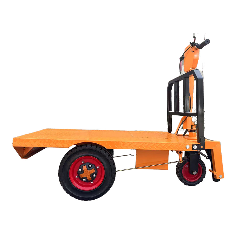 Electric tricycle stand flatbed Engineering vehicle