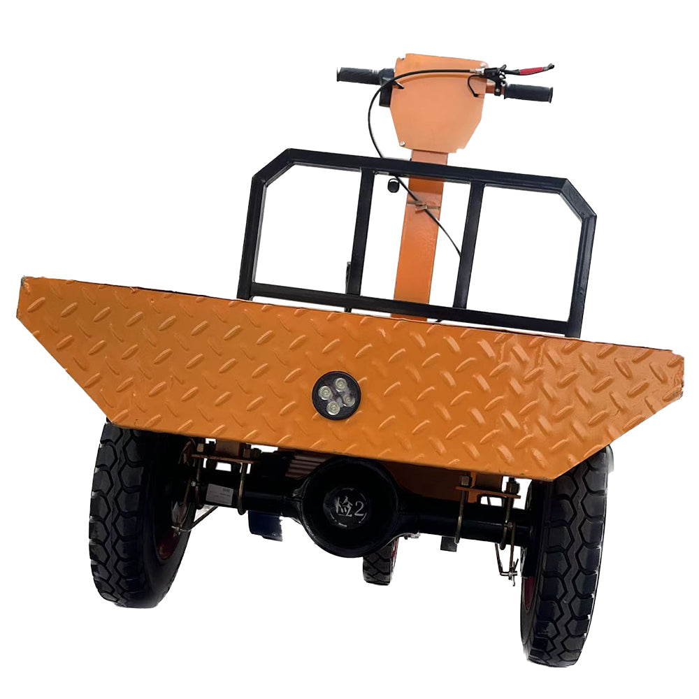 Electric tricycle stand flatbed Engineering vehicle