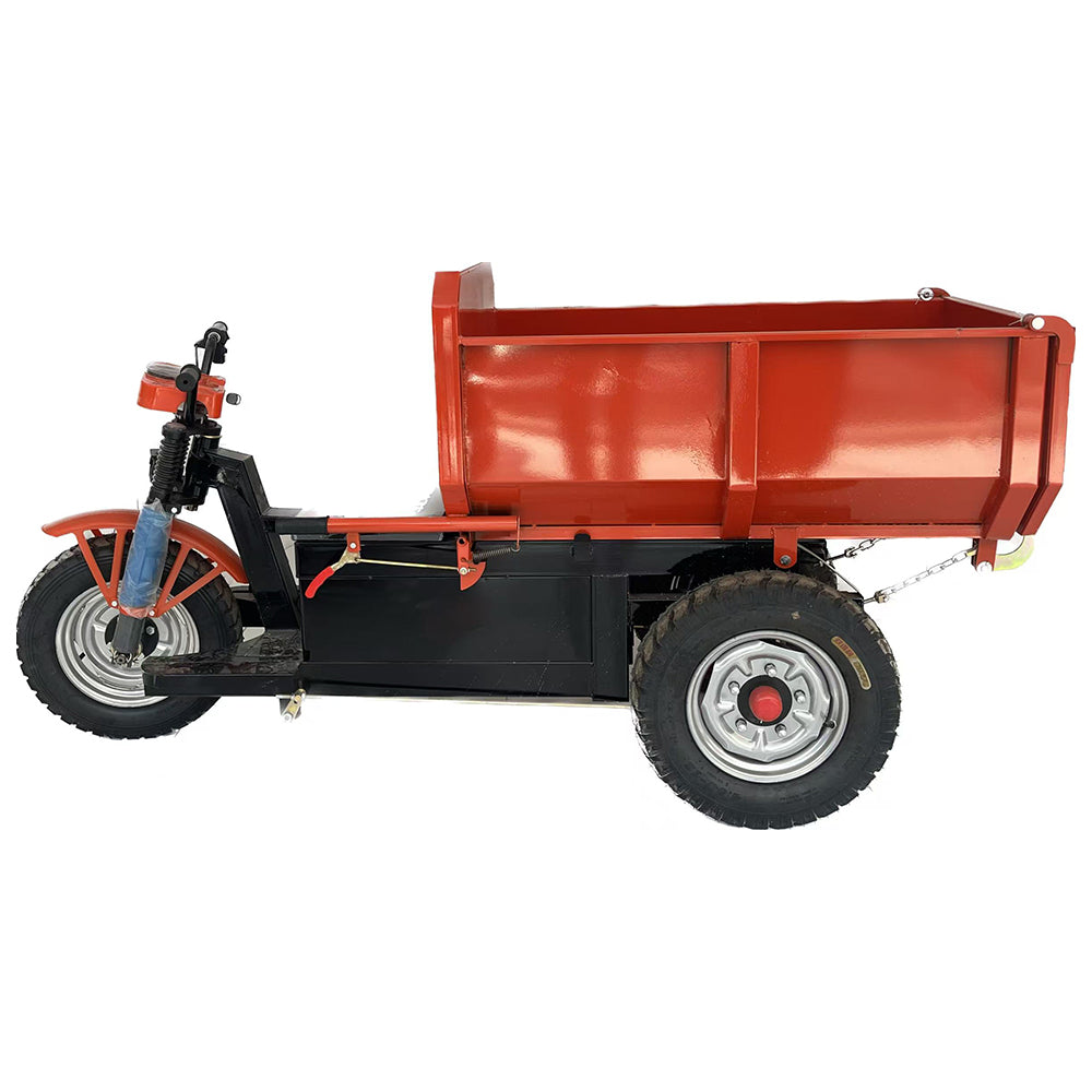 1.4m electric three-wheel U-shaped bucket Engineering vehicle