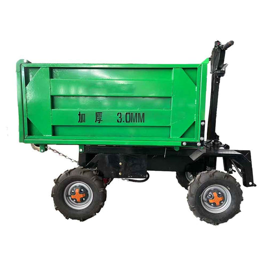 Electric four-wheel vehicle hydraulic four-combination  transport vehicle