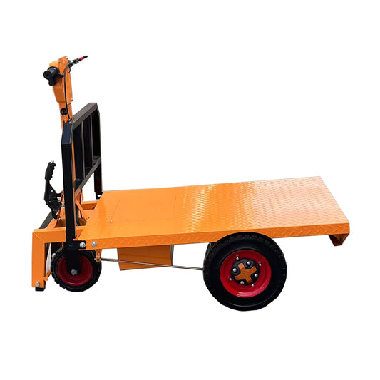 Electric tricycle stand flatbed Engineering vehicle
