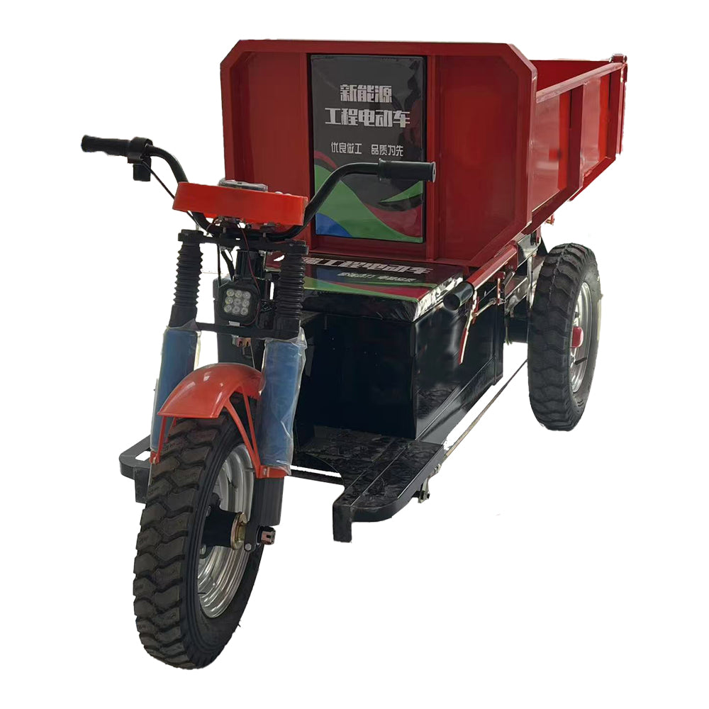 Electric engineering tricycle U-shaped concrete pulling