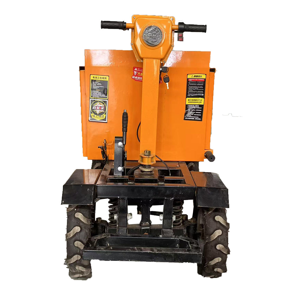 Electric four-wheeler hand tipping bucket truck Engineering vehicle