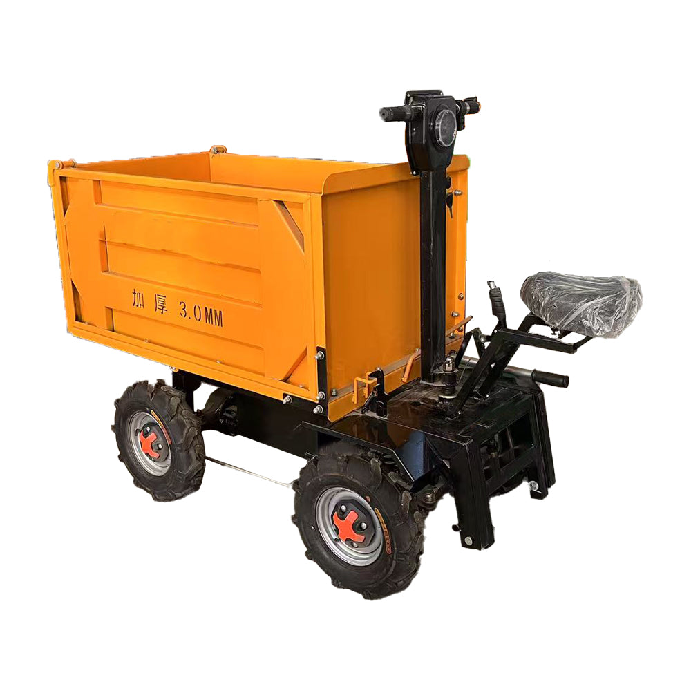 Electric four-wheeler hand flip four combination Engineering vehicle