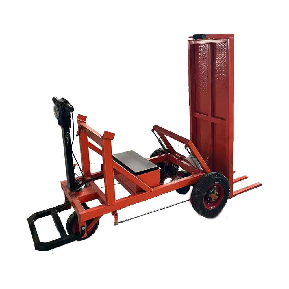 Transport vehicle   brick-pulling cart for the station frame