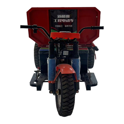 Electric engineering tricycle U-shaped concrete pulling