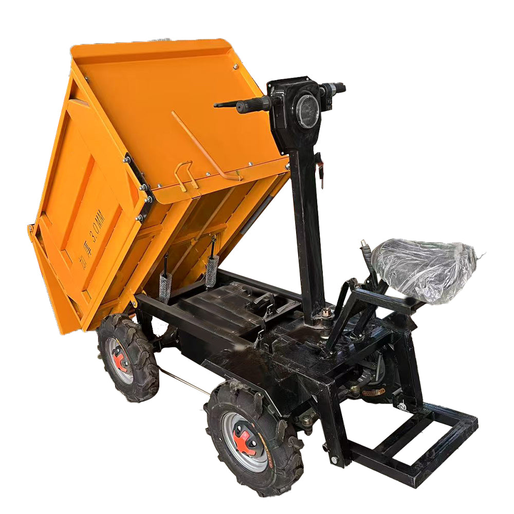 Electric four-wheeler hand flip four combination Engineering vehicle