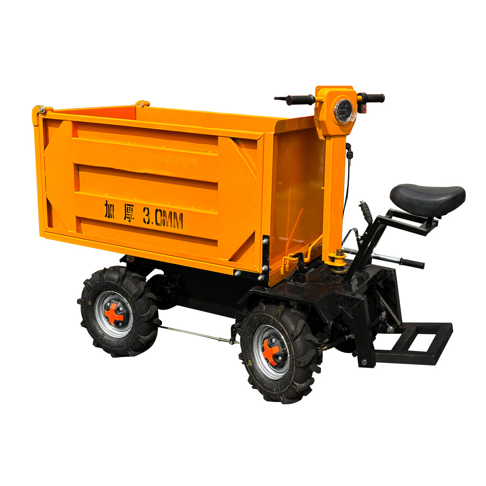 Electric four-wheeler hand flip four combination Engineering vehicle