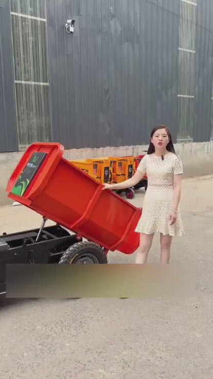 1.2m hydraulic Engineering vehicle for construction site electric tricycle