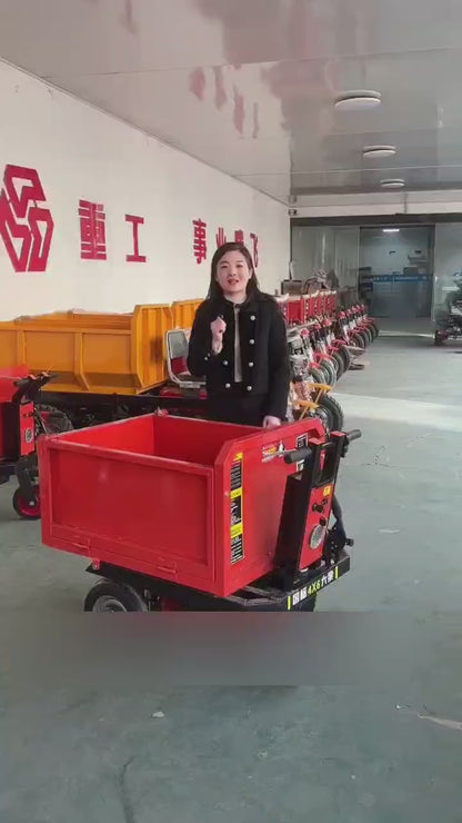 Concrete pulling tricycle Engineering vehicle