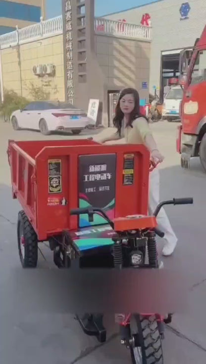 1.4m Carriage Electric Tricycle Construction Site Brick Car